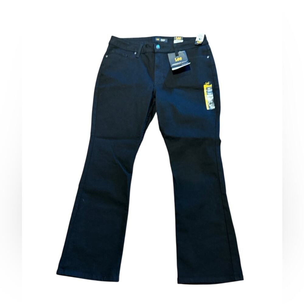 Lee Womens 14 (33 x 29) Short Black Bootcut Jeans NWT